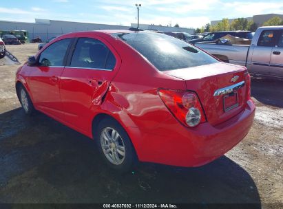 Lot #3035083581 2015 CHEVROLET SONIC LT AUTO