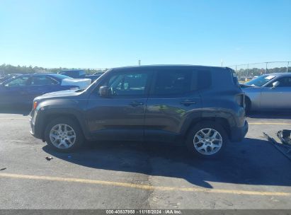 Lot #3035072228 2018 JEEP RENEGADE LATITUDE FWD