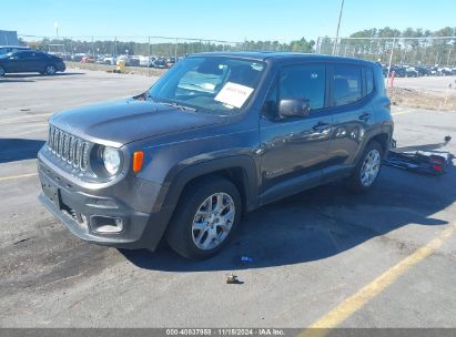 Lot #3035072228 2018 JEEP RENEGADE LATITUDE FWD