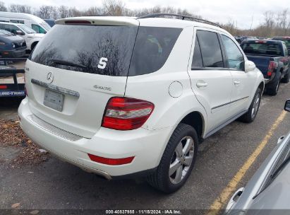 Lot #2992821810 2009 MERCEDES-BENZ ML 350 4MATIC