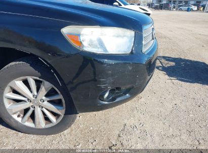 Lot #3005345142 2008 TOYOTA HIGHLANDER HYBRID LIMITED