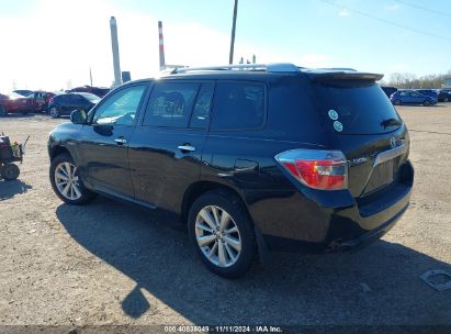 Lot #3005345142 2008 TOYOTA HIGHLANDER HYBRID LIMITED