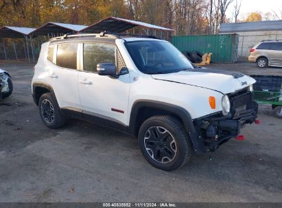 Lot #3052075336 2017 JEEP RENEGADE TRAILHAWK 4X4