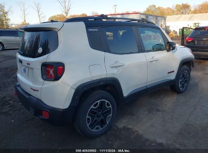 Lot #3052075336 2017 JEEP RENEGADE TRAILHAWK 4X4