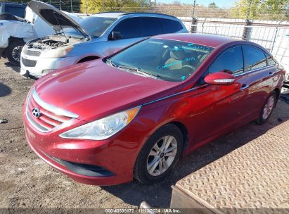 Lot #3035083568 2014 HYUNDAI SONATA GLS