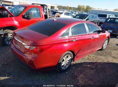 Lot #3035083568 2014 HYUNDAI SONATA GLS