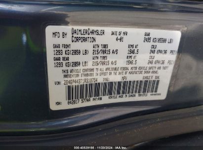 Lot #3007838430 2001 DODGE GRAND CARAVAN SPORT