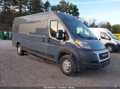 Lot #2992815721 2019 RAM PROMASTER 3500 CARGO VAN HIGH ROOF 159 WB EXT