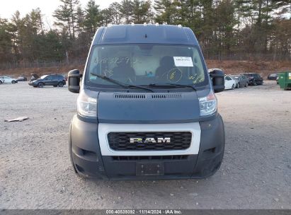 Lot #2992815718 2019 RAM PROMASTER 3500 CARGO VAN HIGH ROOF 159 WB EXT