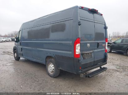 Lot #2992834928 2019 RAM PROMASTER 3500 CARGO VAN HIGH ROOF 159 WB EXT