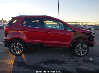 Lot #3036721867 2018 FORD ECOSPORT TITANIUM