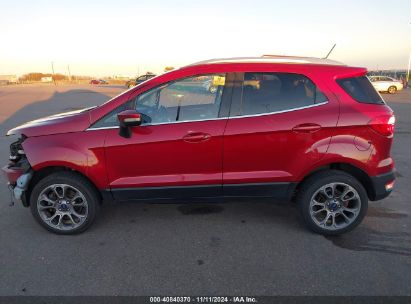 Lot #3036721867 2018 FORD ECOSPORT TITANIUM