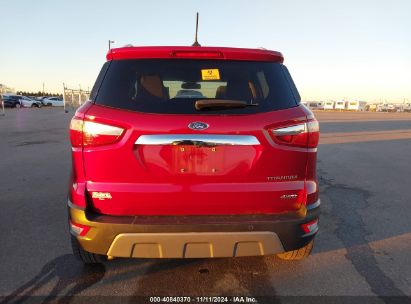 Lot #3036721867 2018 FORD ECOSPORT TITANIUM