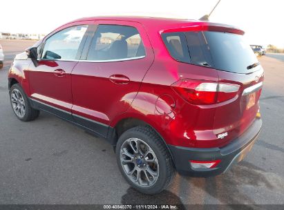 Lot #3036721867 2018 FORD ECOSPORT TITANIUM