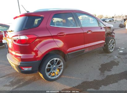 Lot #3036721867 2018 FORD ECOSPORT TITANIUM