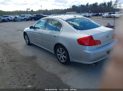 Lot #3035072201 2006 INFINITI G35X