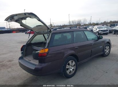 Lot #2992834877 2004 SUBARU OUTBACK H6-3.0 W/35TH ANNIVERSARY EDITION