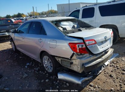 Lot #3033210628 2013 TOYOTA CAMRY LE