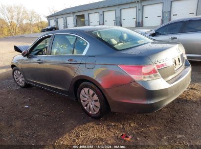 Lot #3035072121 2012 HONDA ACCORD 2.4 LX