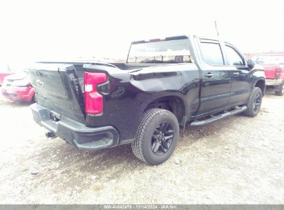 Lot #2990345948 2021 CHEVROLET SILVERADO 1500 4WD  SHORT BED CUSTOM TRAIL BOSS