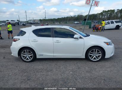 Lot #2995293740 2014 LEXUS CT 200H