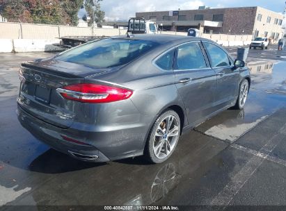 Lot #2992832014 2020 FORD FUSION TITANIUM