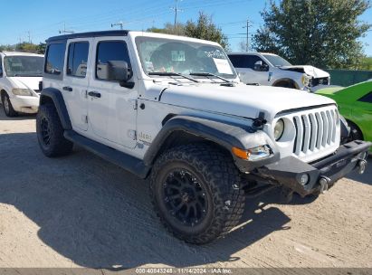 Lot #3049471533 2020 JEEP WRANGLER UNLIMITED SPORT S 4X4