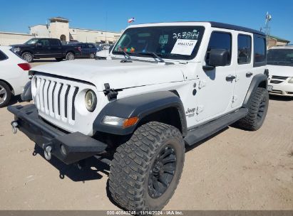 Lot #3049471533 2020 JEEP WRANGLER UNLIMITED SPORT S 4X4