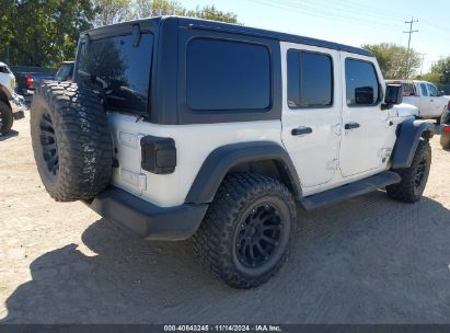 Lot #3049471533 2020 JEEP WRANGLER UNLIMITED SPORT S 4X4