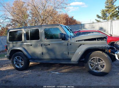 Lot #3035083188 2020 JEEP WRANGLER UNLIMITED SAHARA