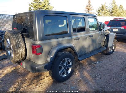 Lot #3035083188 2020 JEEP WRANGLER UNLIMITED SAHARA