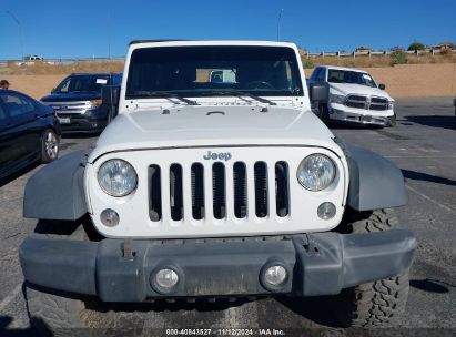 Lot #3050074666 2017 JEEP WRANGLER UNLIMITED SPORT 4X4