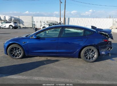 Lot #3035094575 2022 TESLA MODEL 3 LONG RANGE DUAL MOTOR ALL-WHEEL DRIVE