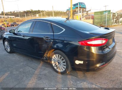 Lot #2995301045 2014 FORD FUSION ENERGI TITANIUM