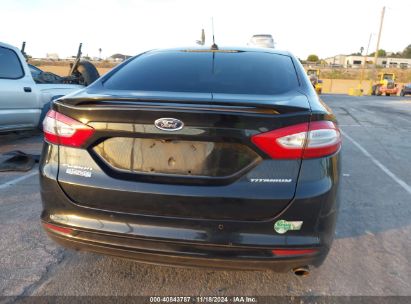 Lot #2995301045 2014 FORD FUSION ENERGI TITANIUM