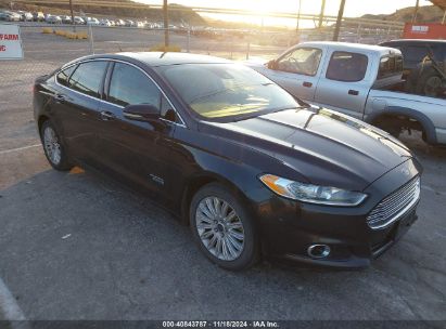 Lot #2995301045 2014 FORD FUSION ENERGI TITANIUM