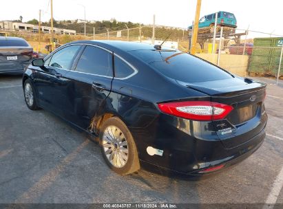 Lot #2995301045 2014 FORD FUSION ENERGI TITANIUM