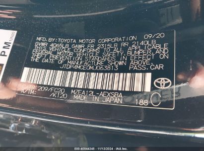 Lot #3032780947 2021 TOYOTA COROLLA SE