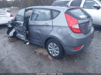 Lot #3035072035 2016 HYUNDAI ACCENT SE