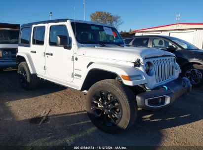 Lot #3056069690 2023 JEEP WRANGLER 4XE SAHARA 4X4