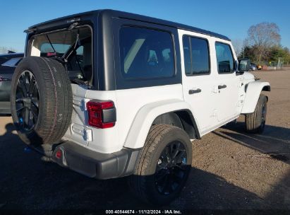 Lot #3056069690 2023 JEEP WRANGLER 4XE SAHARA 4X4