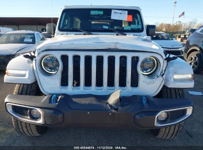 Lot #3056069690 2023 JEEP WRANGLER 4XE SAHARA 4X4