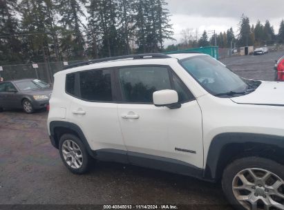 Lot #2995301036 2018 JEEP RENEGADE LATITUDE 4X4