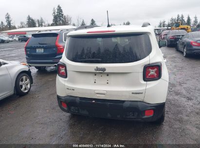 Lot #2995301036 2018 JEEP RENEGADE LATITUDE 4X4