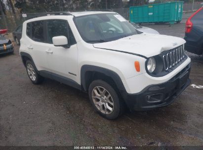 Lot #2995301036 2018 JEEP RENEGADE LATITUDE 4X4