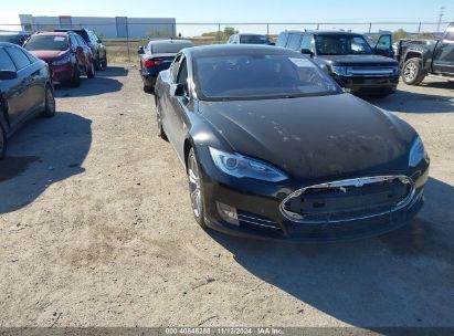 Lot #3053062731 2014 TESLA MODEL S P85