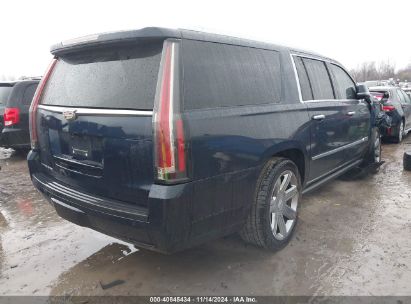 Lot #3037543948 2017 CADILLAC ESCALADE ESV PREMIUM LUXURY