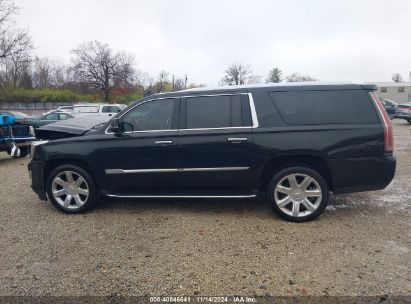 Lot #3052075582 2017 CADILLAC ESCALADE ESV LUXURY