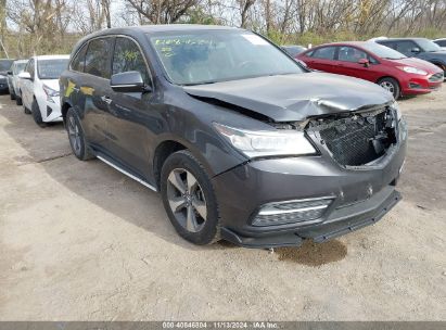 Lot #3035071974 2016 ACURA MDX ACURAWATCH PLUS PACKAGE