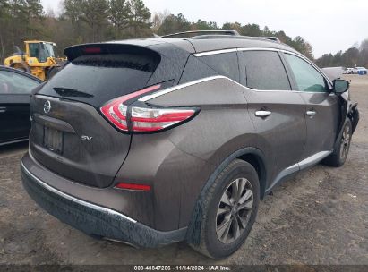 Lot #3035071961 2016 NISSAN MURANO SV